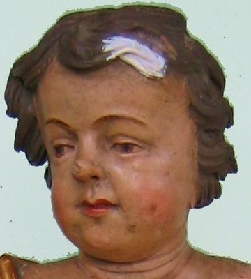 Kopf vor Restauration