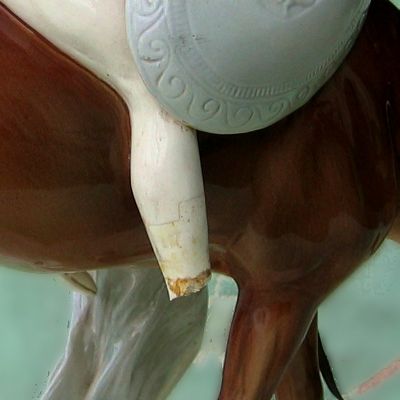 Pferd vor Restauration