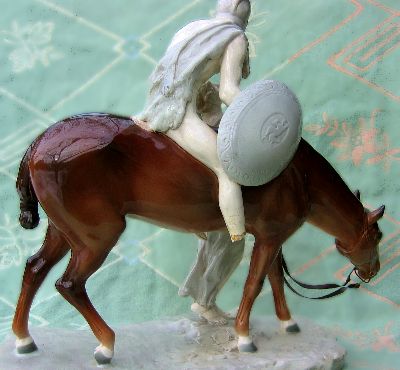 Reiter vor Restauration