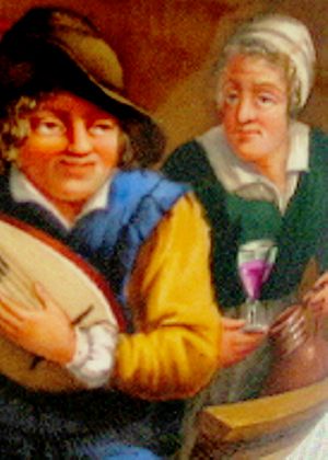 Details der restaurierten Tasse