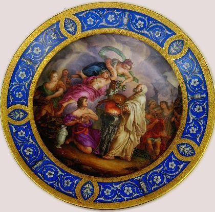 Teller nach Restauration